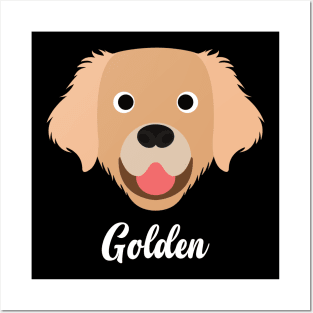 Golden - Golden Retriever Posters and Art